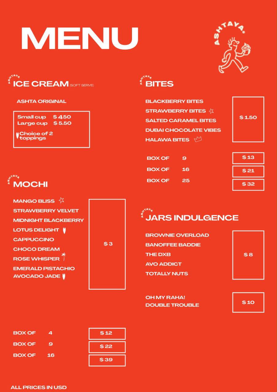 Restaurant Menu